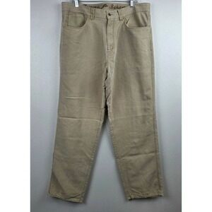 Tommy Bahama Mens Tencel Lyocell Cotton Size 38 Khaki Casual Comfort Pants